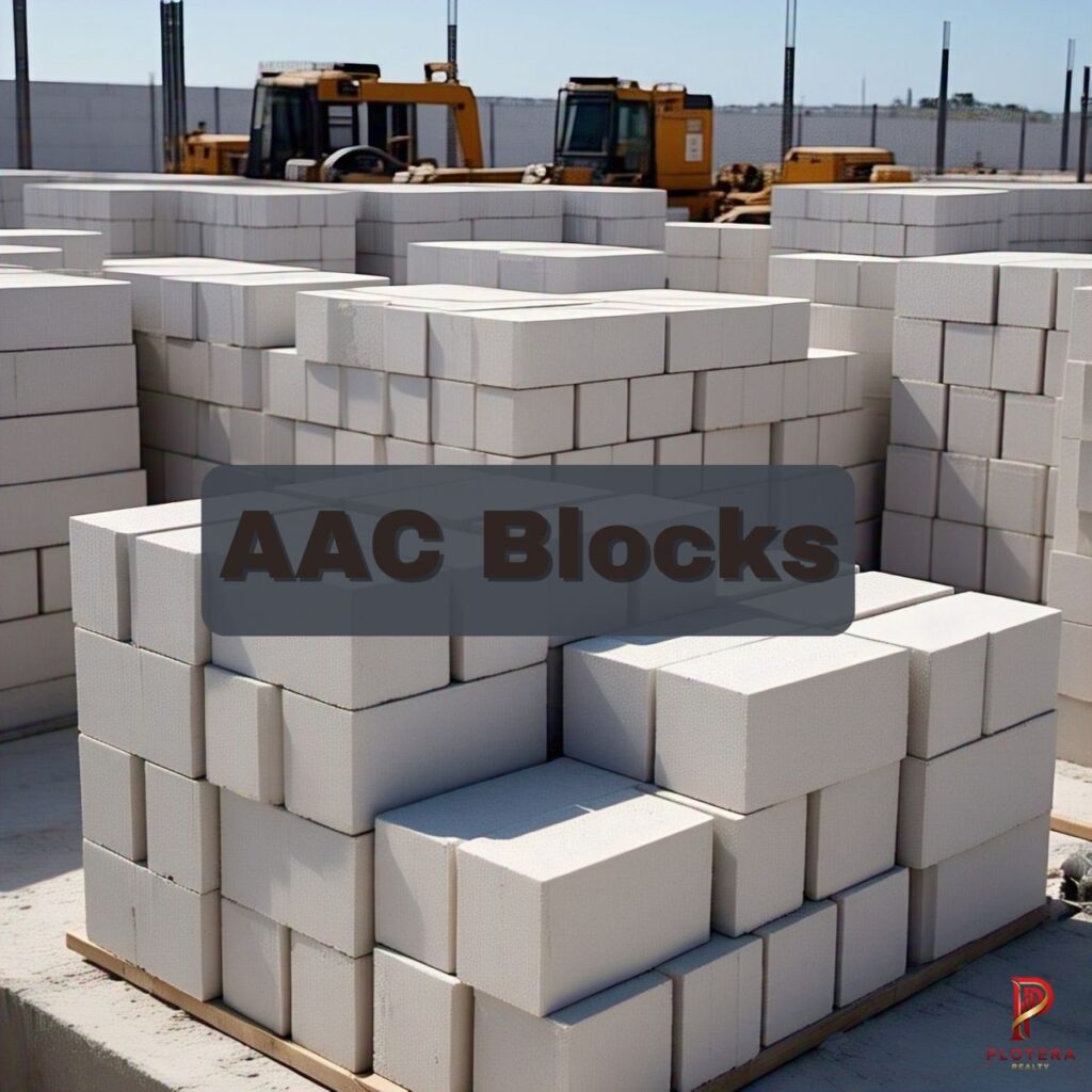 an illustrative image showing stack of AAC blocks