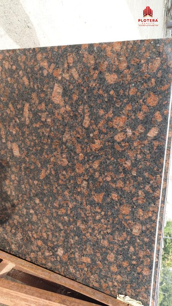 a slab of tan brown graphite